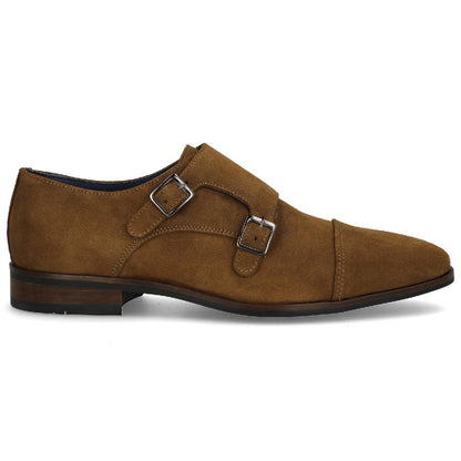 Gespschoenen Monaco Cognac Roble Suede