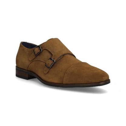 Gespschoenen Monaco Cognac Roble Suede