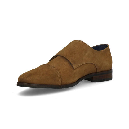 Gespschoenen Monaco Cognac Roble Suede
