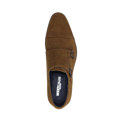 Gespschoenen Monaco Cognac Roble Suede