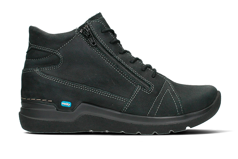Why Antique nubuck 0660611 Zwart 000